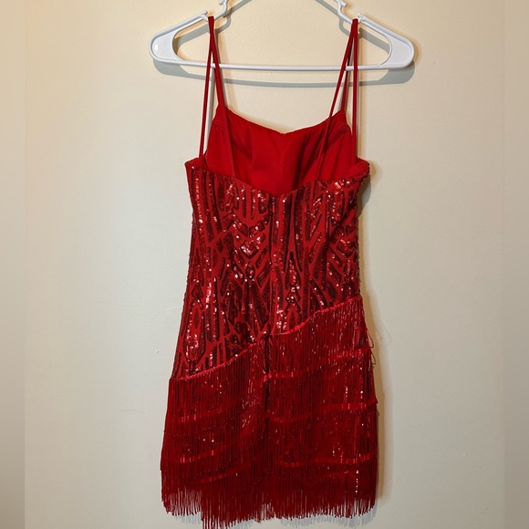 Hera Designs Red Homecoming Dress - Picture 2 of 4